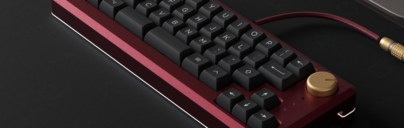 A custom-made keyboard